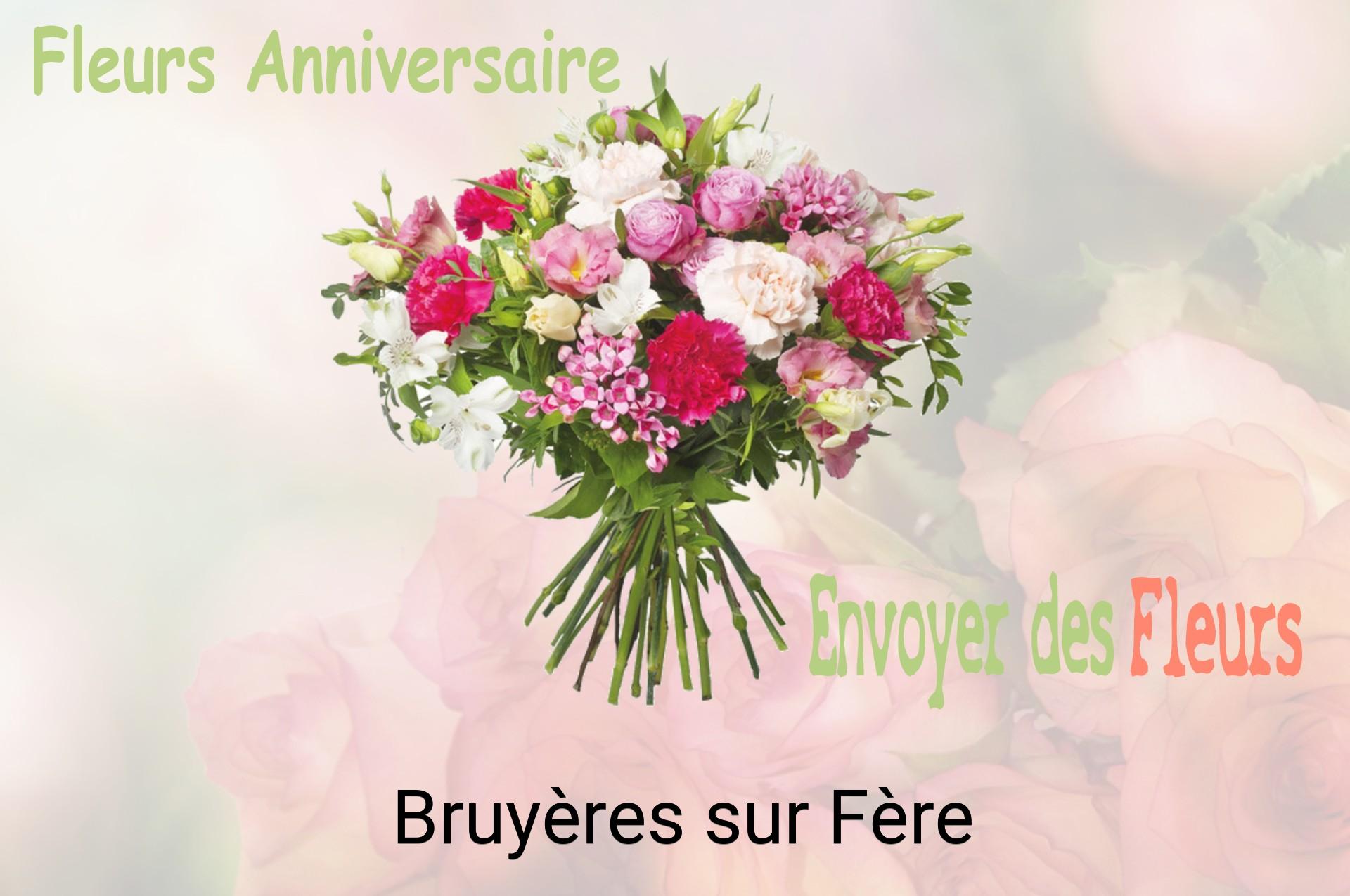 Bouquet de fleurs d’anniversaire livré à Bruyères-sur-Fère