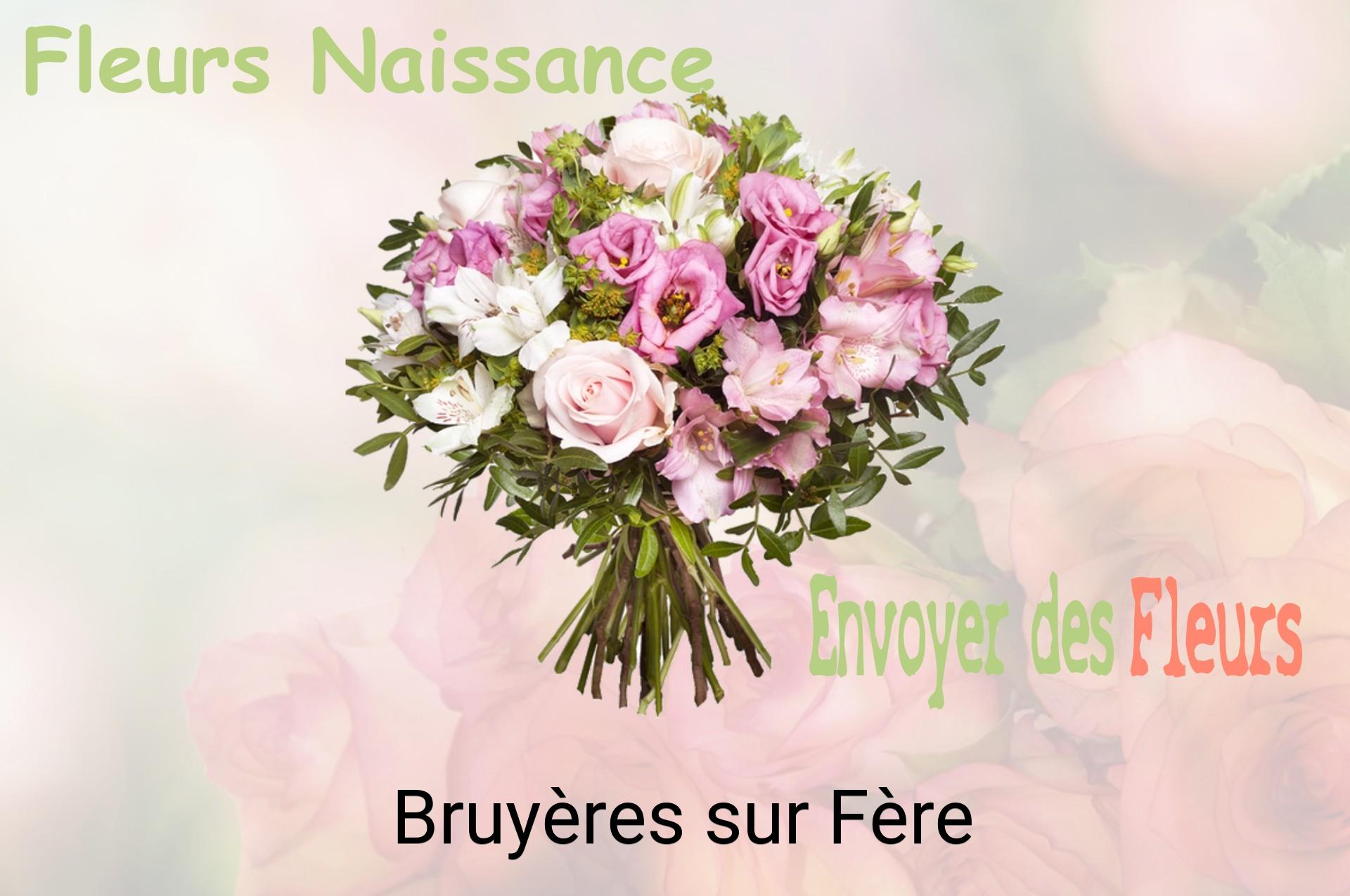 Bouquet de fleurs de naissance livré à Bruyères-sur-Fère