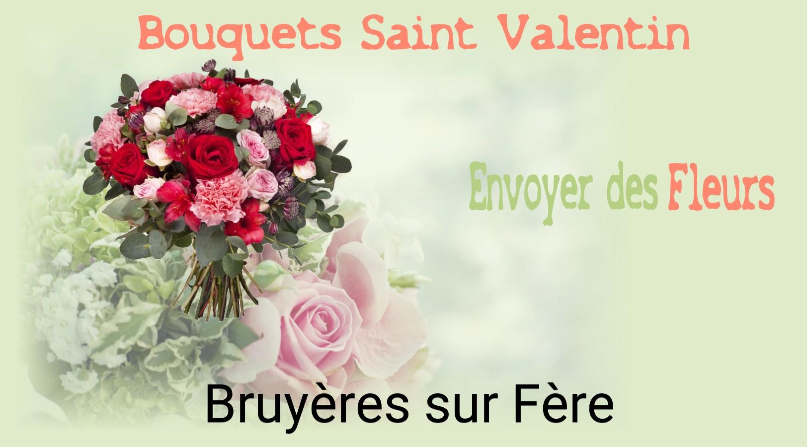 Roses de Saint-Valentin livrées à Bruyères-sur-Fère